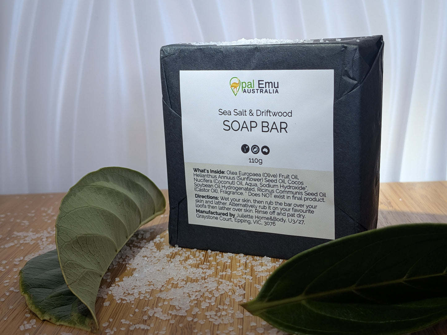 Sea Salt & Driftwood Duo – 2 Bar Soap Bundle