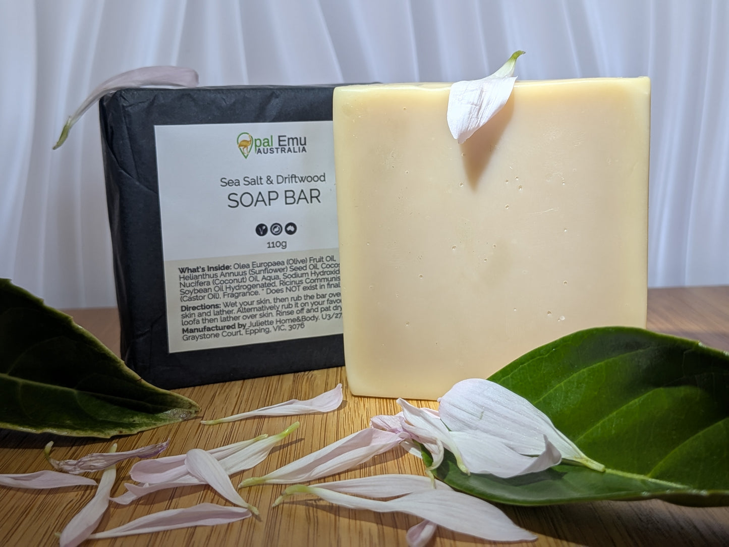 Sea Salt & Driftwood Duo – 2 Bar Soap Bundle