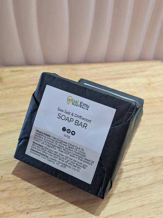 Sea Salt & Driftwood Quad – 4 Bar Soap Bundle