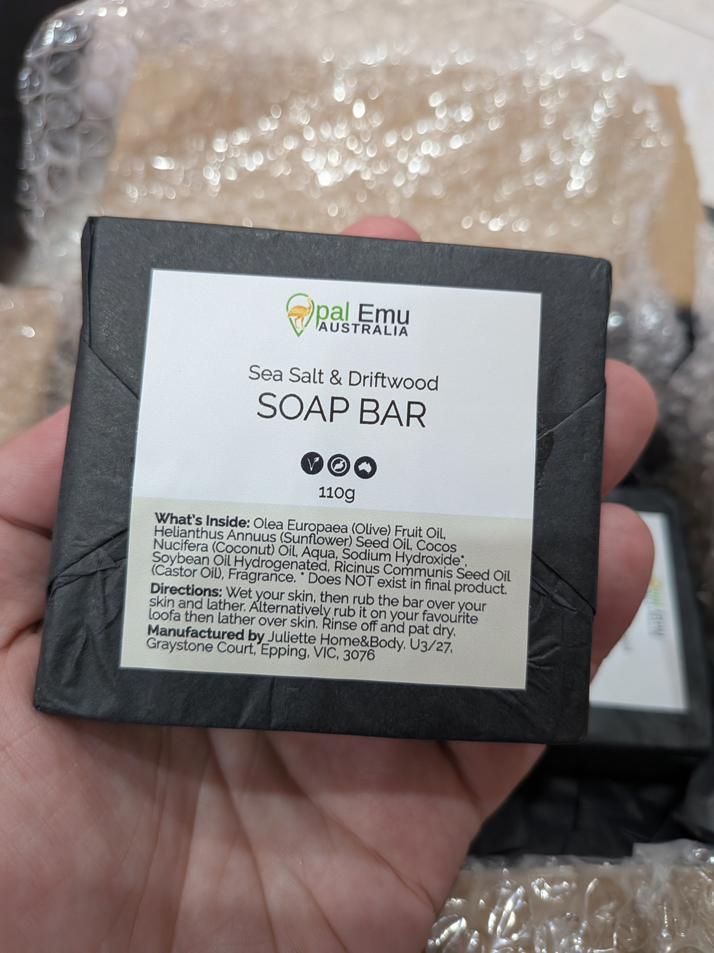 Sea Salt and Driftwood – Signature Luxury Soap