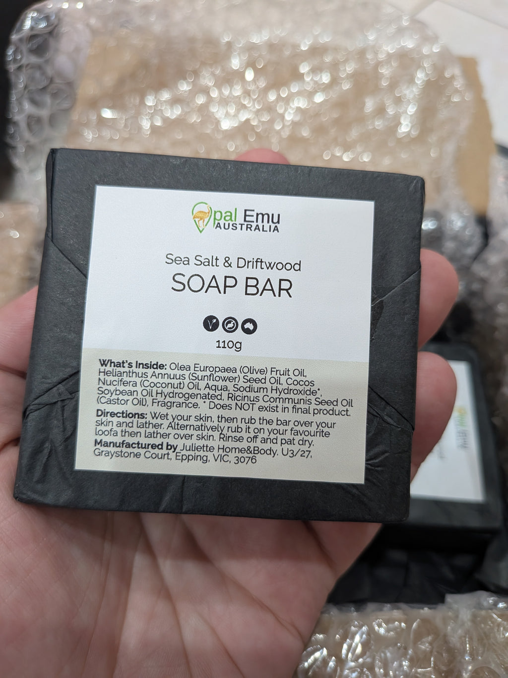 Sea Salt and Driftwood – Signature Luxury Soap