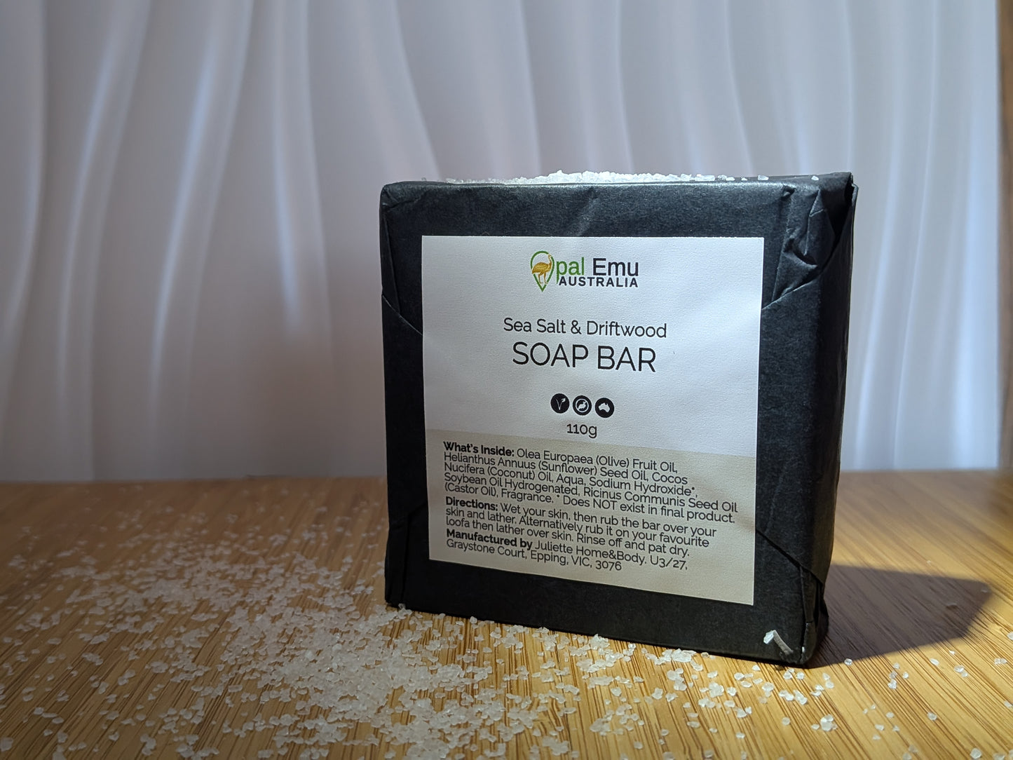 Sea Salt & Driftwood Duo – 2 Bar Soap Bundle